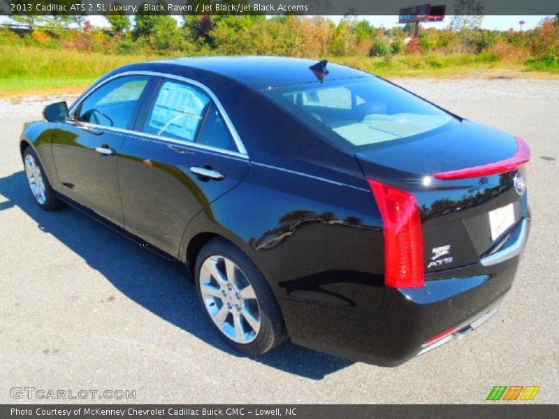 Black Raven / Jet Black/Jet Black Accents 2013 Cadillac ATS 2.5L Luxury