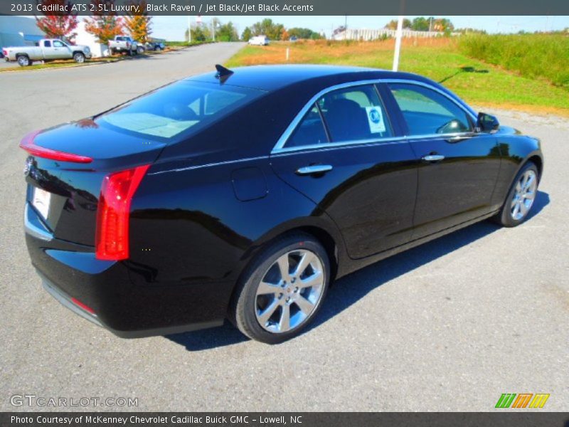 Black Raven / Jet Black/Jet Black Accents 2013 Cadillac ATS 2.5L Luxury