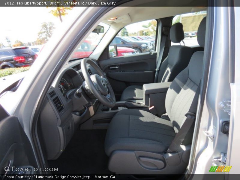 Bright Silver Metallic / Dark Slate Gray 2012 Jeep Liberty Sport