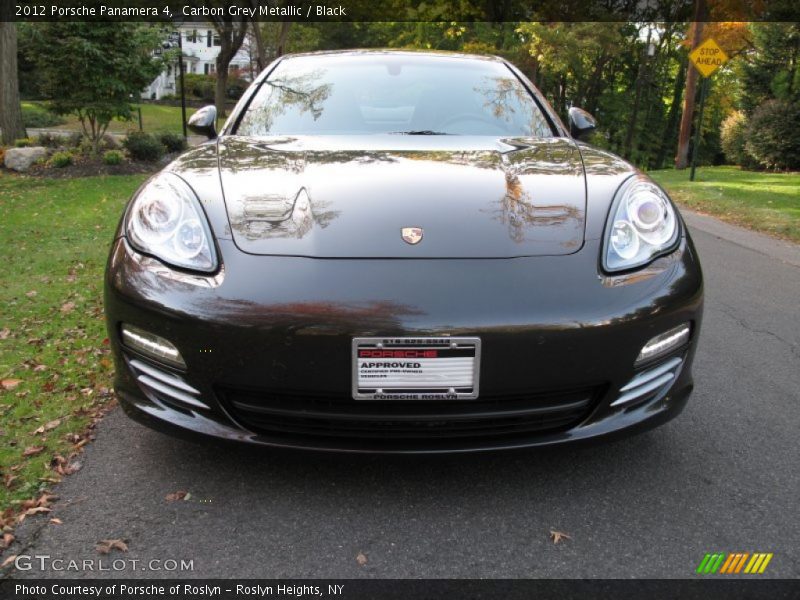 Carbon Grey Metallic / Black 2012 Porsche Panamera 4