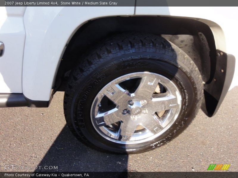 Stone White / Medium Slate Gray 2007 Jeep Liberty Limited 4x4