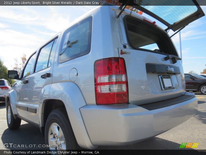Bright Silver Metallic / Dark Slate Gray 2012 Jeep Liberty Sport