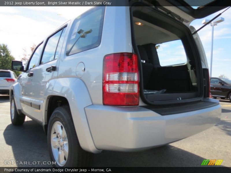 Bright Silver Metallic / Dark Slate Gray 2012 Jeep Liberty Sport