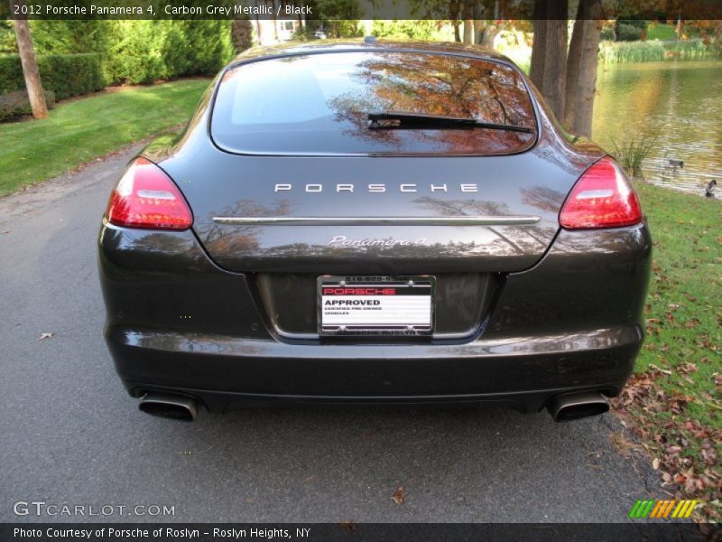 Carbon Grey Metallic / Black 2012 Porsche Panamera 4