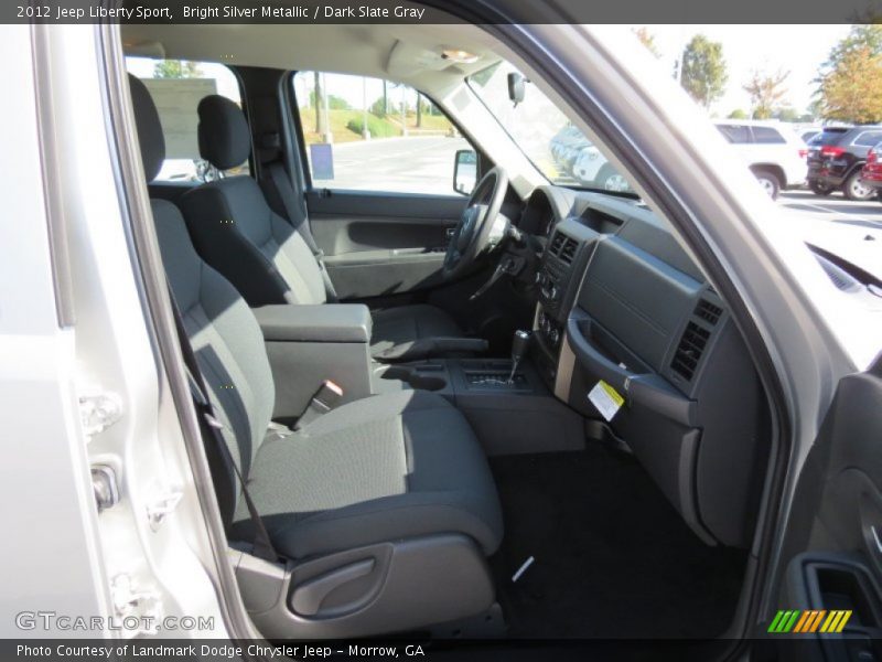 Bright Silver Metallic / Dark Slate Gray 2012 Jeep Liberty Sport