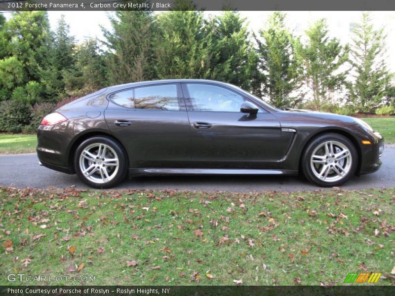 Carbon Grey Metallic / Black 2012 Porsche Panamera 4