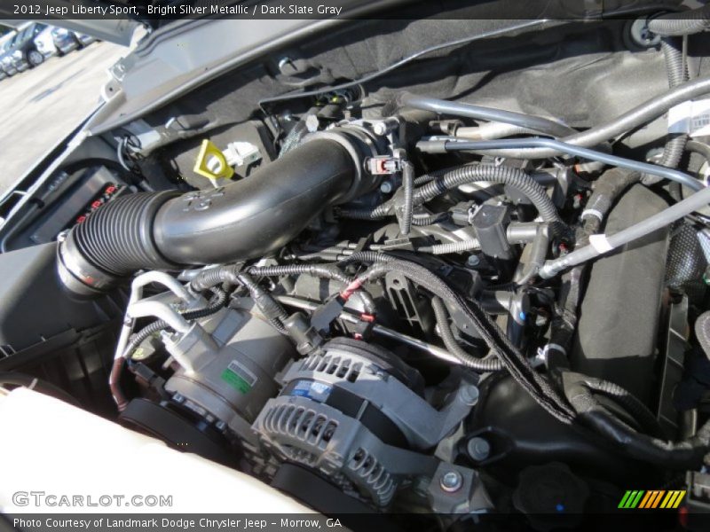 Bright Silver Metallic / Dark Slate Gray 2012 Jeep Liberty Sport