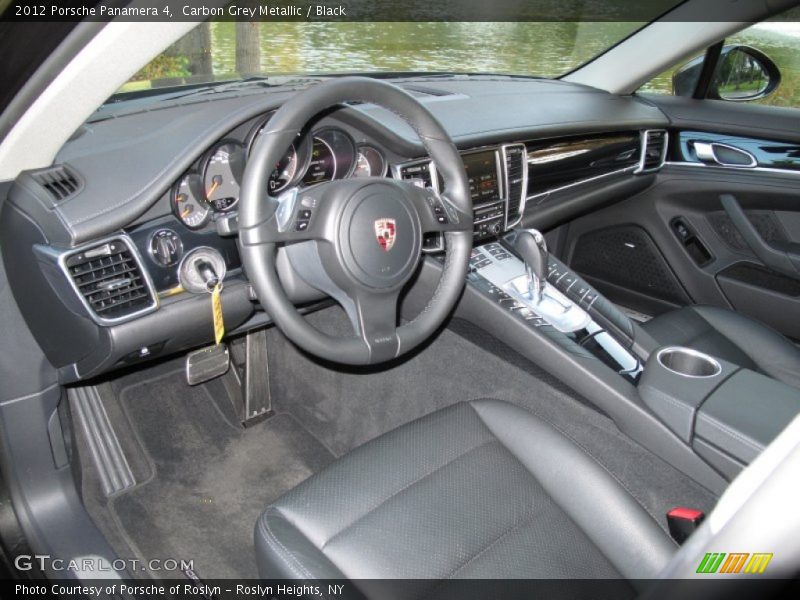 Carbon Grey Metallic / Black 2012 Porsche Panamera 4