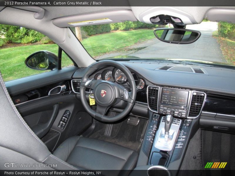 Carbon Grey Metallic / Black 2012 Porsche Panamera 4