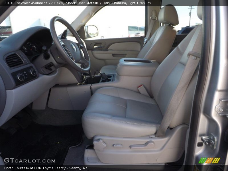 Sheer Silver Metallic / Dark Titanium/Light Titanium 2010 Chevrolet Avalanche Z71 4x4