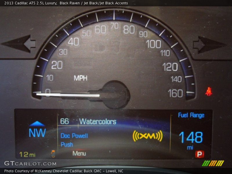 Black Raven / Jet Black/Jet Black Accents 2013 Cadillac ATS 2.5L Luxury