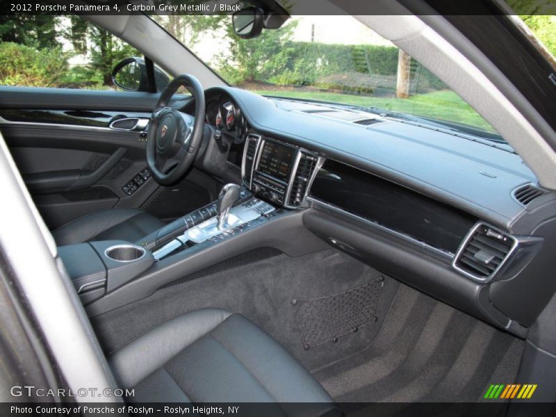Carbon Grey Metallic / Black 2012 Porsche Panamera 4