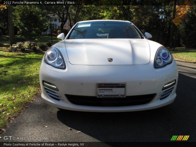 Carrara White / Black 2012 Porsche Panamera 4