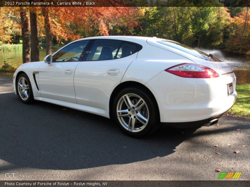 Carrara White / Black 2012 Porsche Panamera 4