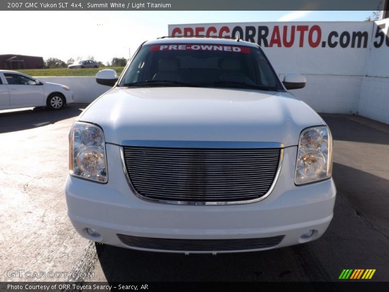 Summit White / Light Titanium 2007 GMC Yukon SLT 4x4