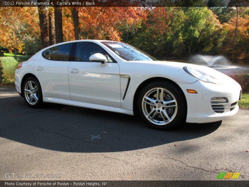 Carrara White / Black 2012 Porsche Panamera 4
