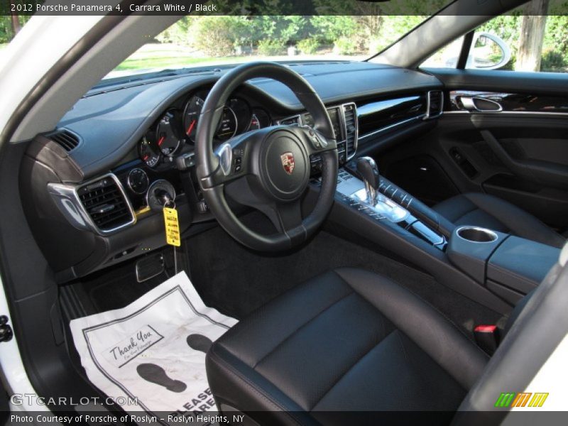  2012 Panamera 4 Black Interior