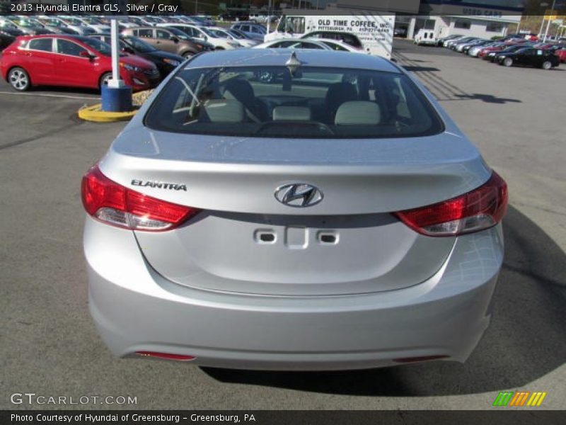 Silver / Gray 2013 Hyundai Elantra GLS
