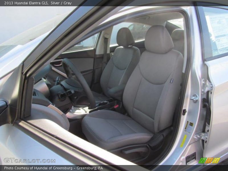 Silver / Gray 2013 Hyundai Elantra GLS