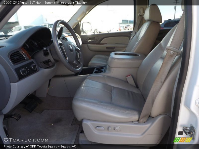 Summit White / Light Titanium 2007 GMC Yukon SLT 4x4