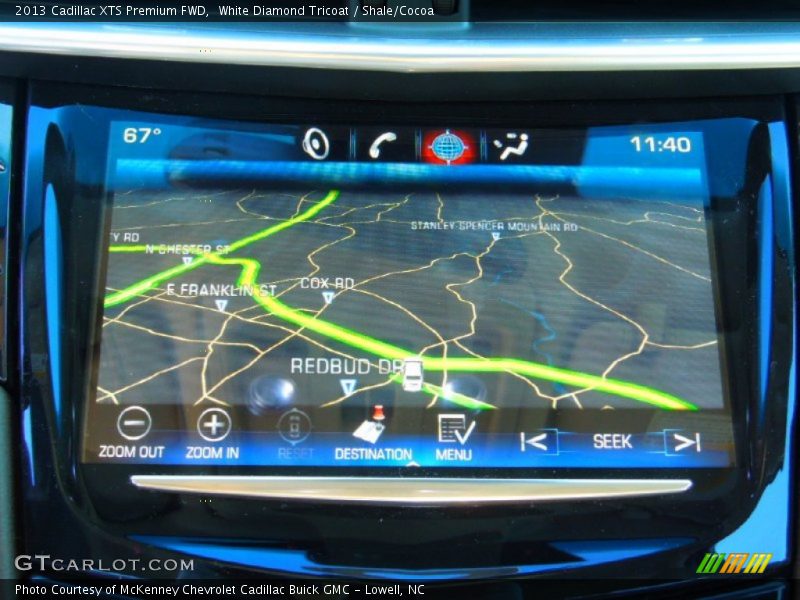 White Diamond Tricoat / Shale/Cocoa 2013 Cadillac XTS Premium FWD