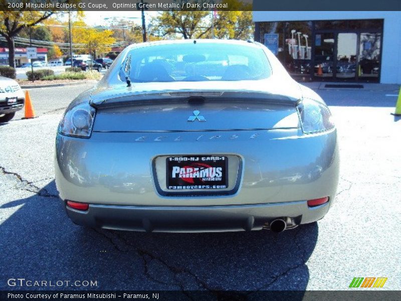 Optimist Green Metallic / Dark Charcoal 2008 Mitsubishi Eclipse GS Coupe