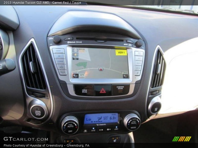 Garnet Red / Taupe 2013 Hyundai Tucson GLS AWD