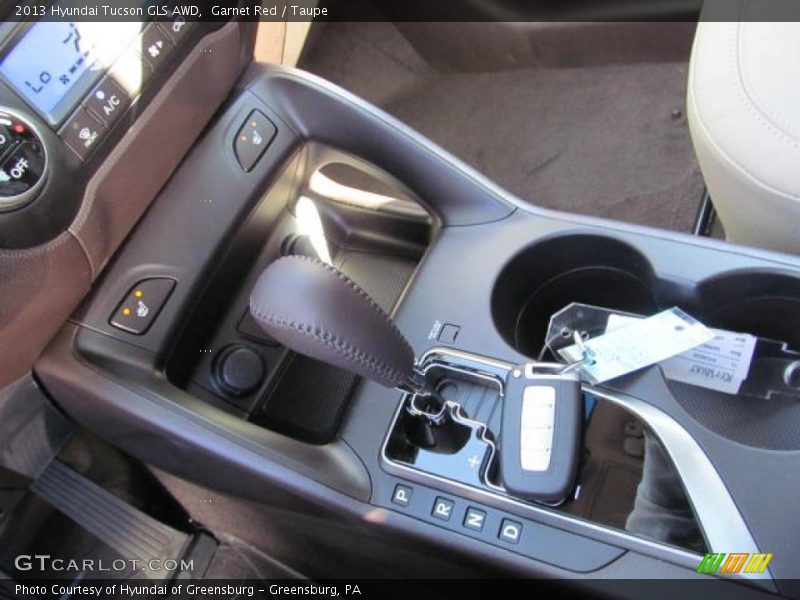 Garnet Red / Taupe 2013 Hyundai Tucson GLS AWD