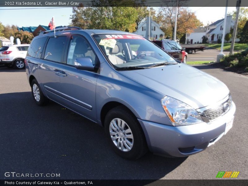 Glacier Blue / Gray 2012 Kia Sedona LX