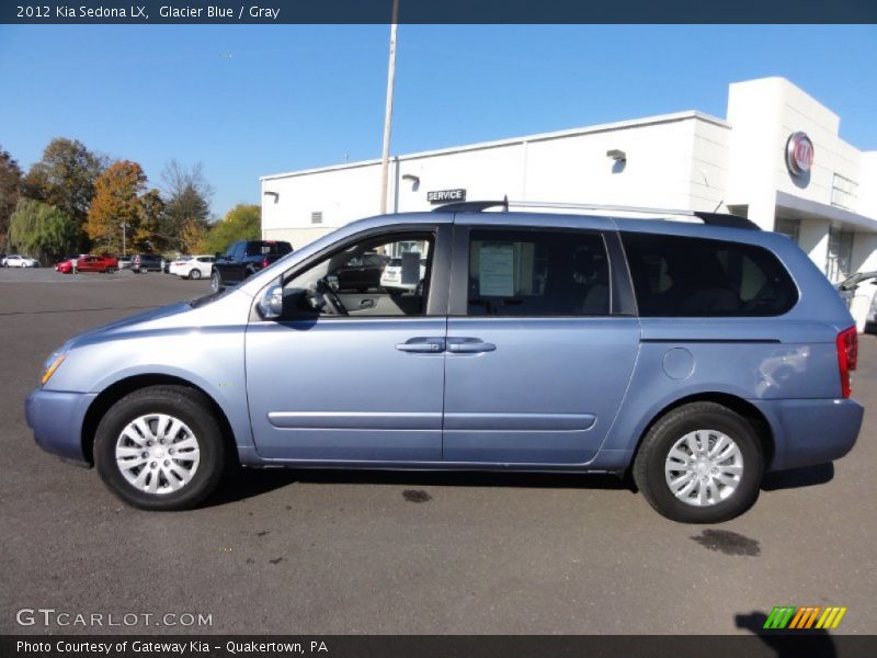 Glacier Blue / Gray 2012 Kia Sedona LX
