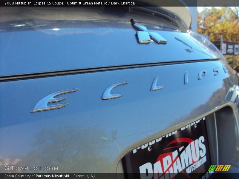 Optimist Green Metallic / Dark Charcoal 2008 Mitsubishi Eclipse GS Coupe
