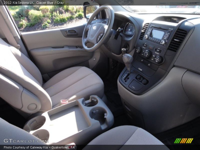Glacier Blue / Gray 2012 Kia Sedona LX