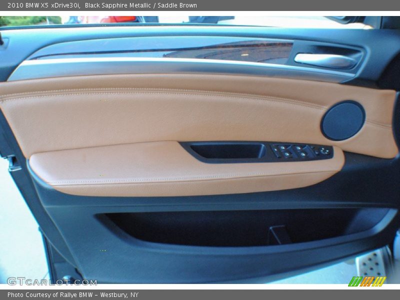 Black Sapphire Metallic / Saddle Brown 2010 BMW X5 xDrive30i