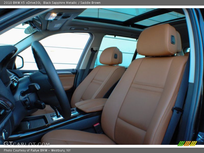 Black Sapphire Metallic / Saddle Brown 2010 BMW X5 xDrive30i