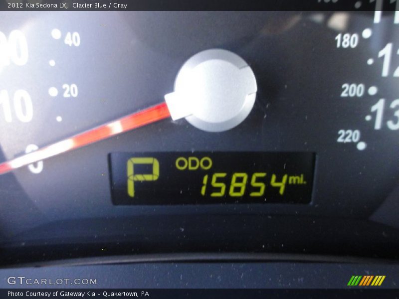Glacier Blue / Gray 2012 Kia Sedona LX