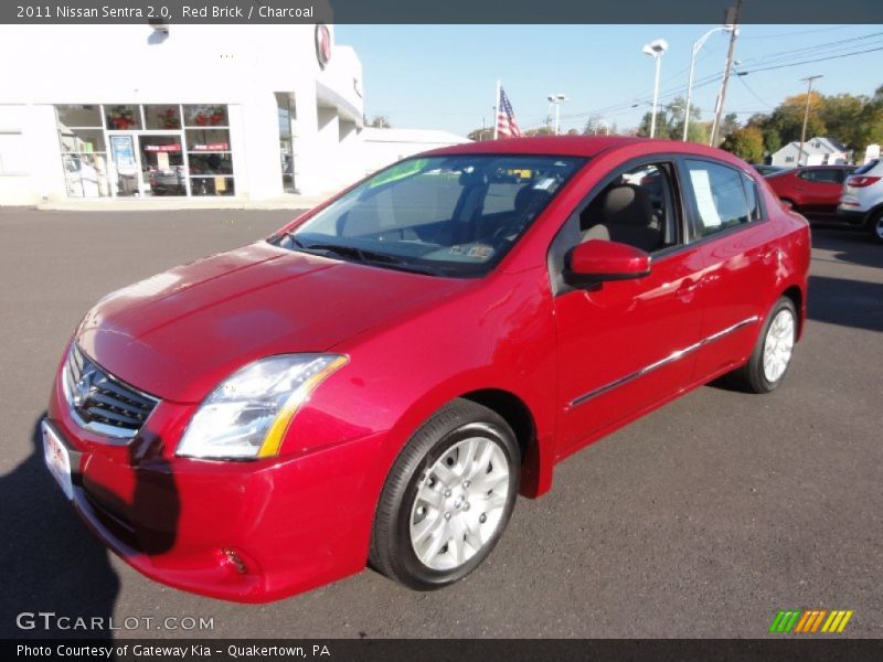 Red Brick / Charcoal 2011 Nissan Sentra 2.0