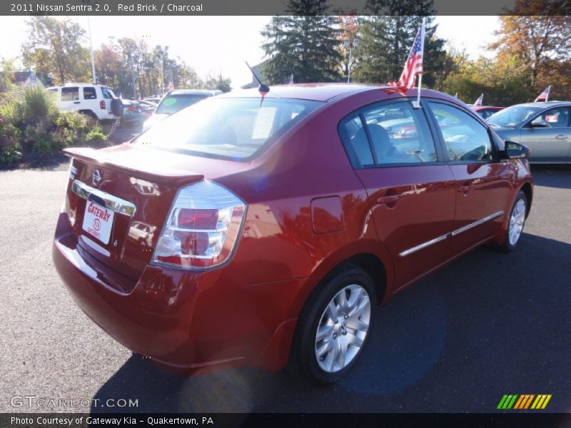 Red Brick / Charcoal 2011 Nissan Sentra 2.0