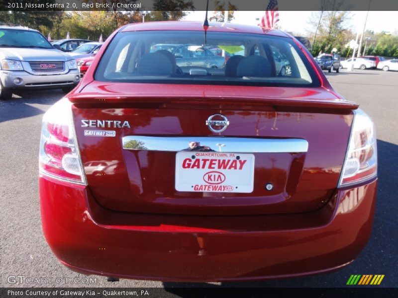 Red Brick / Charcoal 2011 Nissan Sentra 2.0