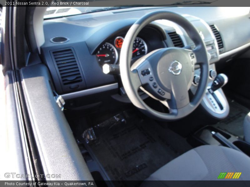 Red Brick / Charcoal 2011 Nissan Sentra 2.0