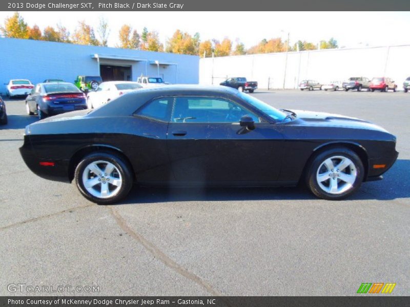 Pitch Black / Dark Slate Gray 2013 Dodge Challenger SXT