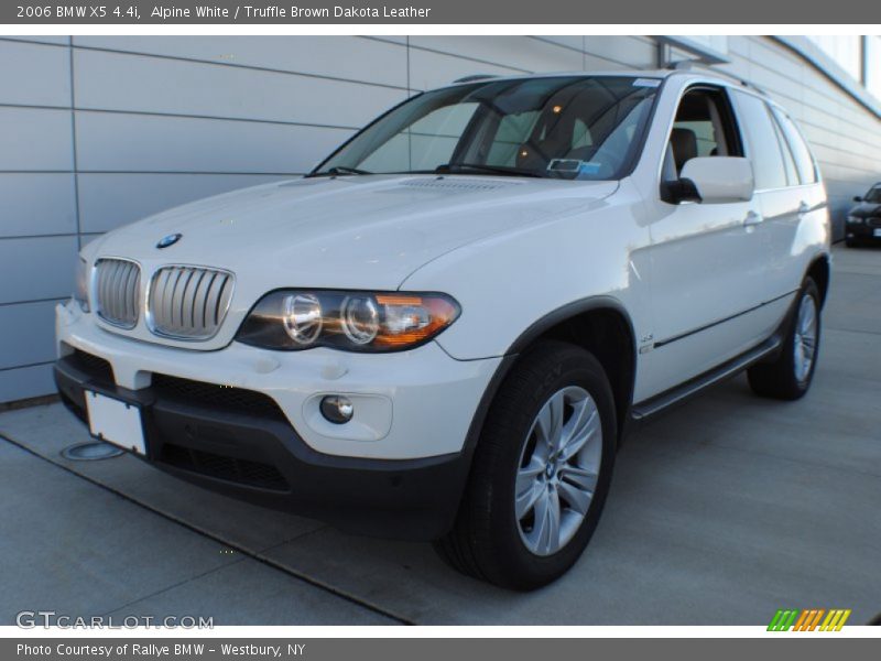 Alpine White / Truffle Brown Dakota Leather 2006 BMW X5 4.4i