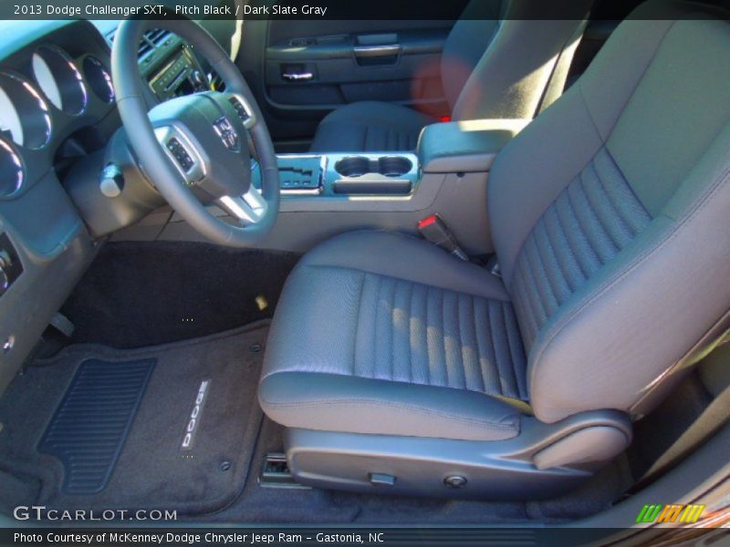 Pitch Black / Dark Slate Gray 2013 Dodge Challenger SXT
