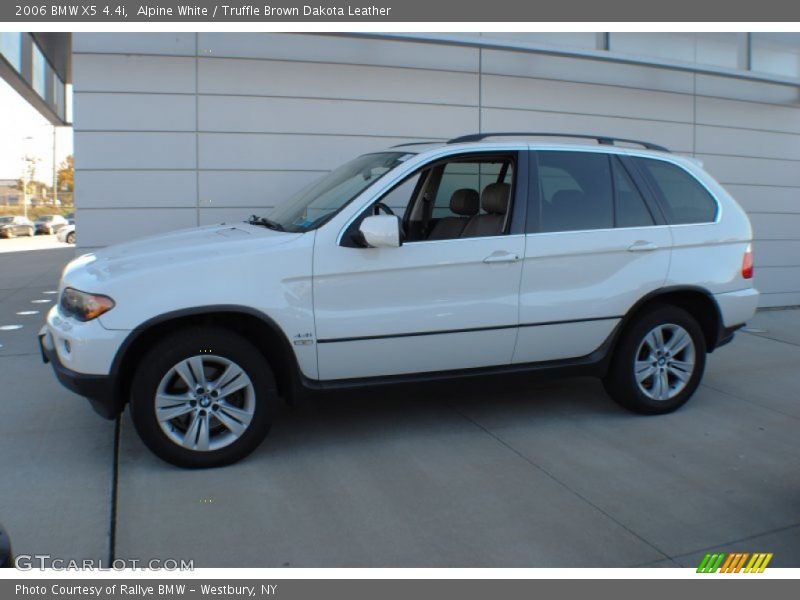 Alpine White / Truffle Brown Dakota Leather 2006 BMW X5 4.4i