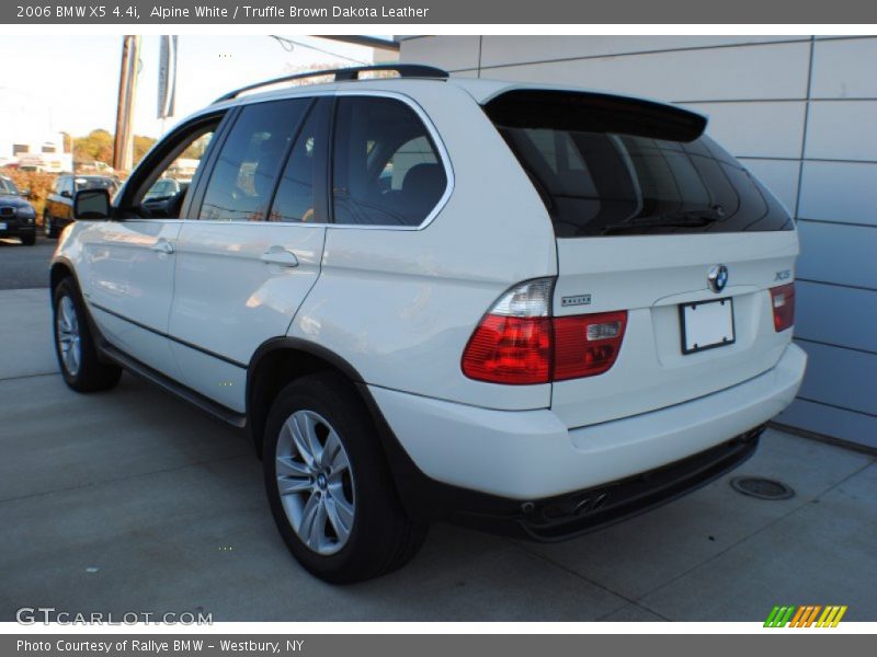Alpine White / Truffle Brown Dakota Leather 2006 BMW X5 4.4i