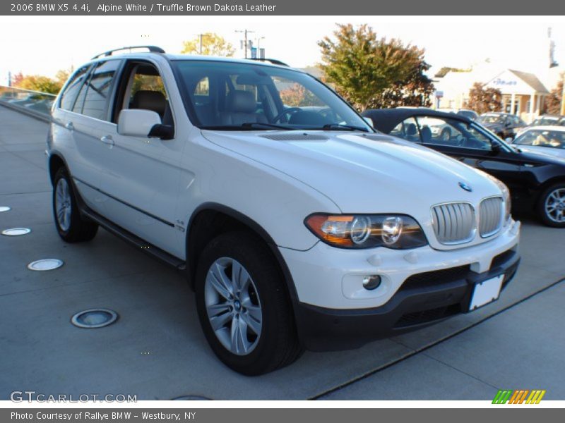 Alpine White / Truffle Brown Dakota Leather 2006 BMW X5 4.4i