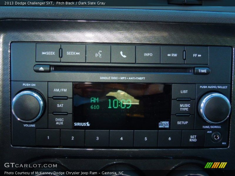 Pitch Black / Dark Slate Gray 2013 Dodge Challenger SXT