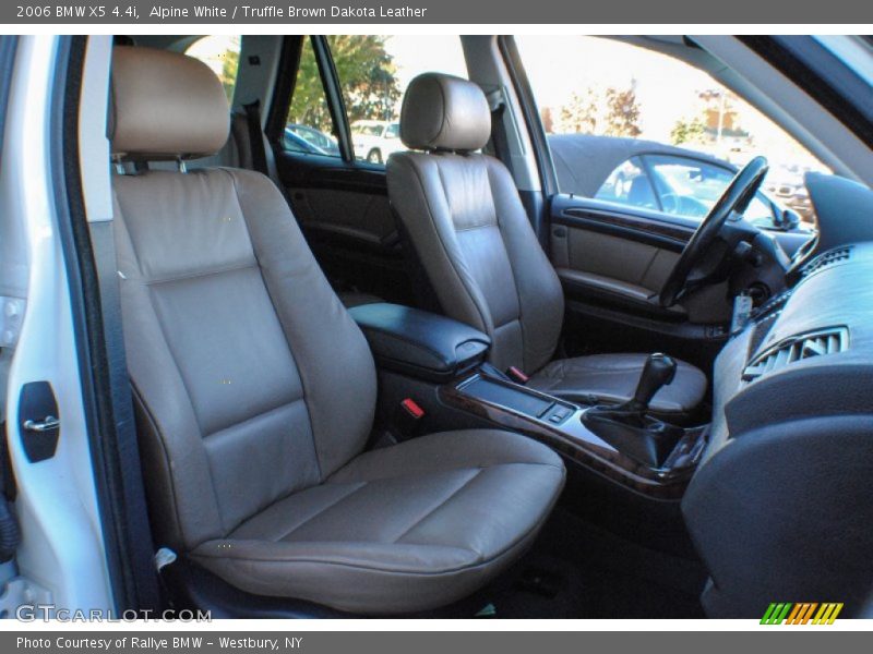 Alpine White / Truffle Brown Dakota Leather 2006 BMW X5 4.4i