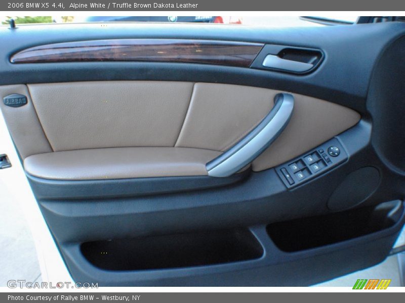 Alpine White / Truffle Brown Dakota Leather 2006 BMW X5 4.4i