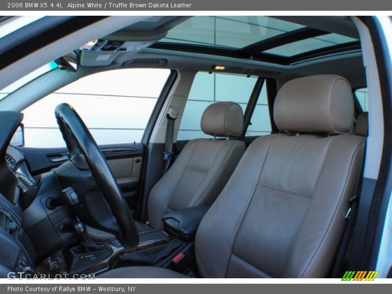 Alpine White / Truffle Brown Dakota Leather 2006 BMW X5 4.4i