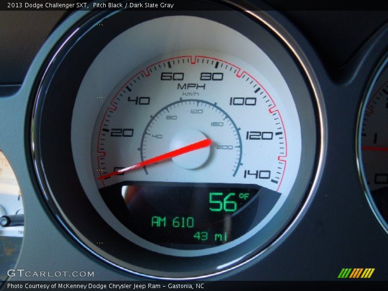 Pitch Black / Dark Slate Gray 2013 Dodge Challenger SXT